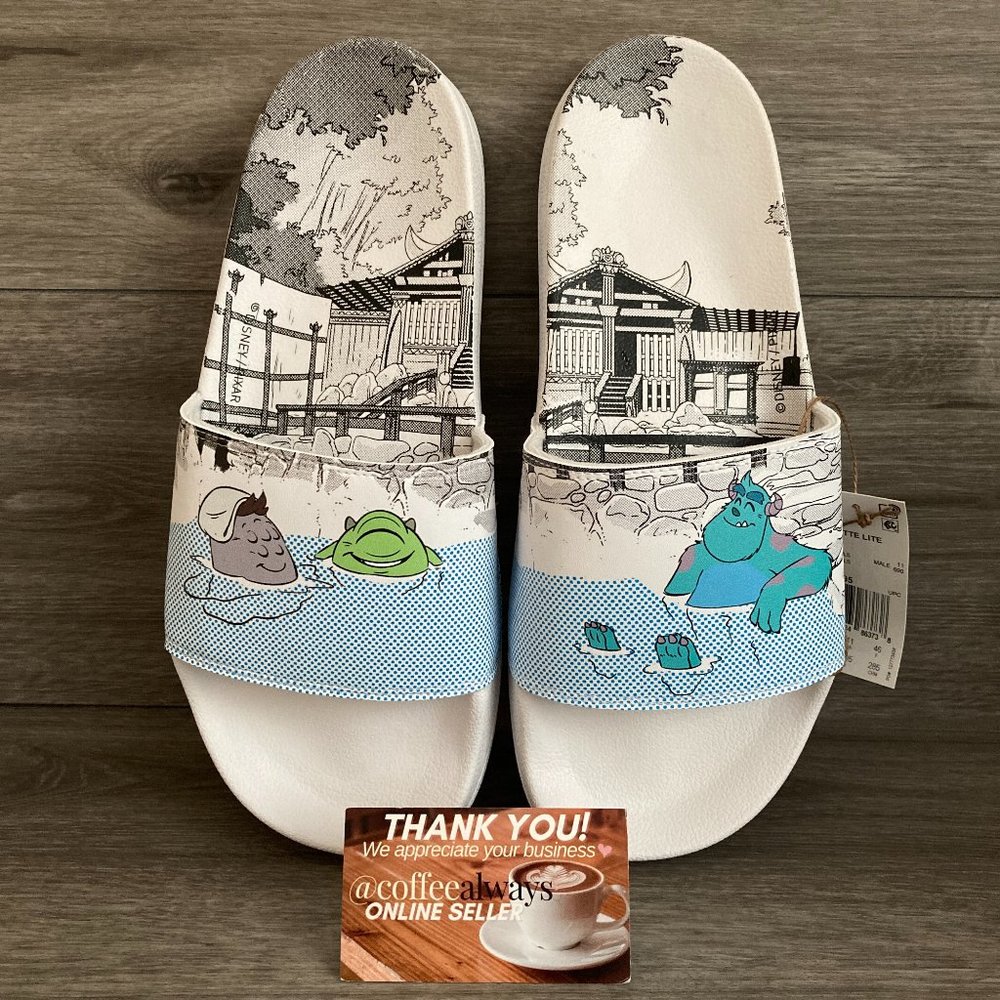 Adidas Adilette Lite Slides Monsters Inc Men's NWB